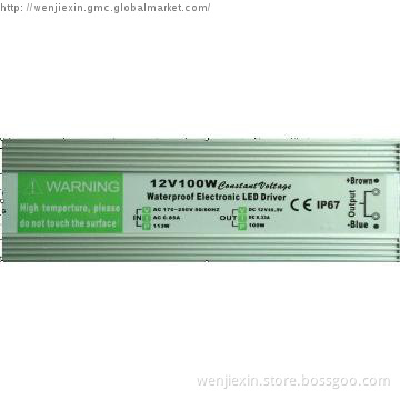 100W  DC12V Waterproof power supply IP67
